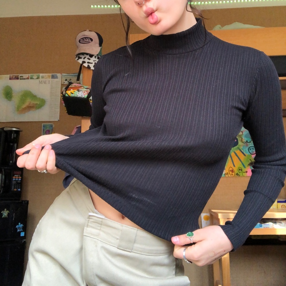 Brandy Melville long sleeve mock neck